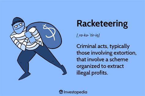 gambling racket meaning|Racketeering Crimes and Illegal Rackets in Organized Crimes.